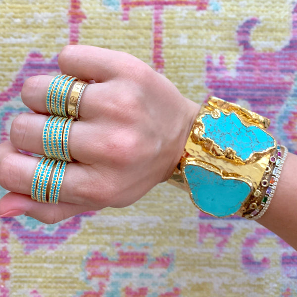 Turquoise Stacking Band