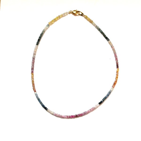 Rainbow Sapphire Necklace