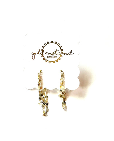 Shimmer Chain Earrings