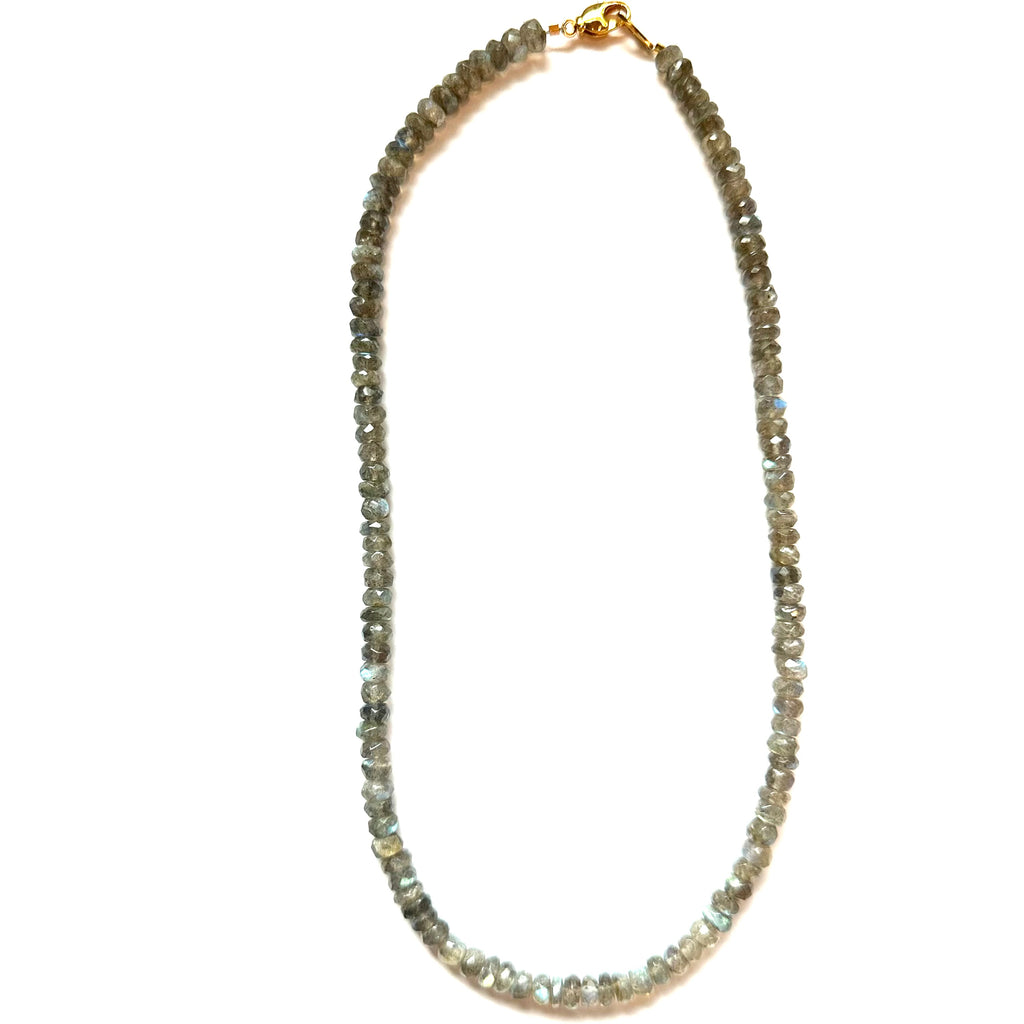 Labradorite beaded necklace