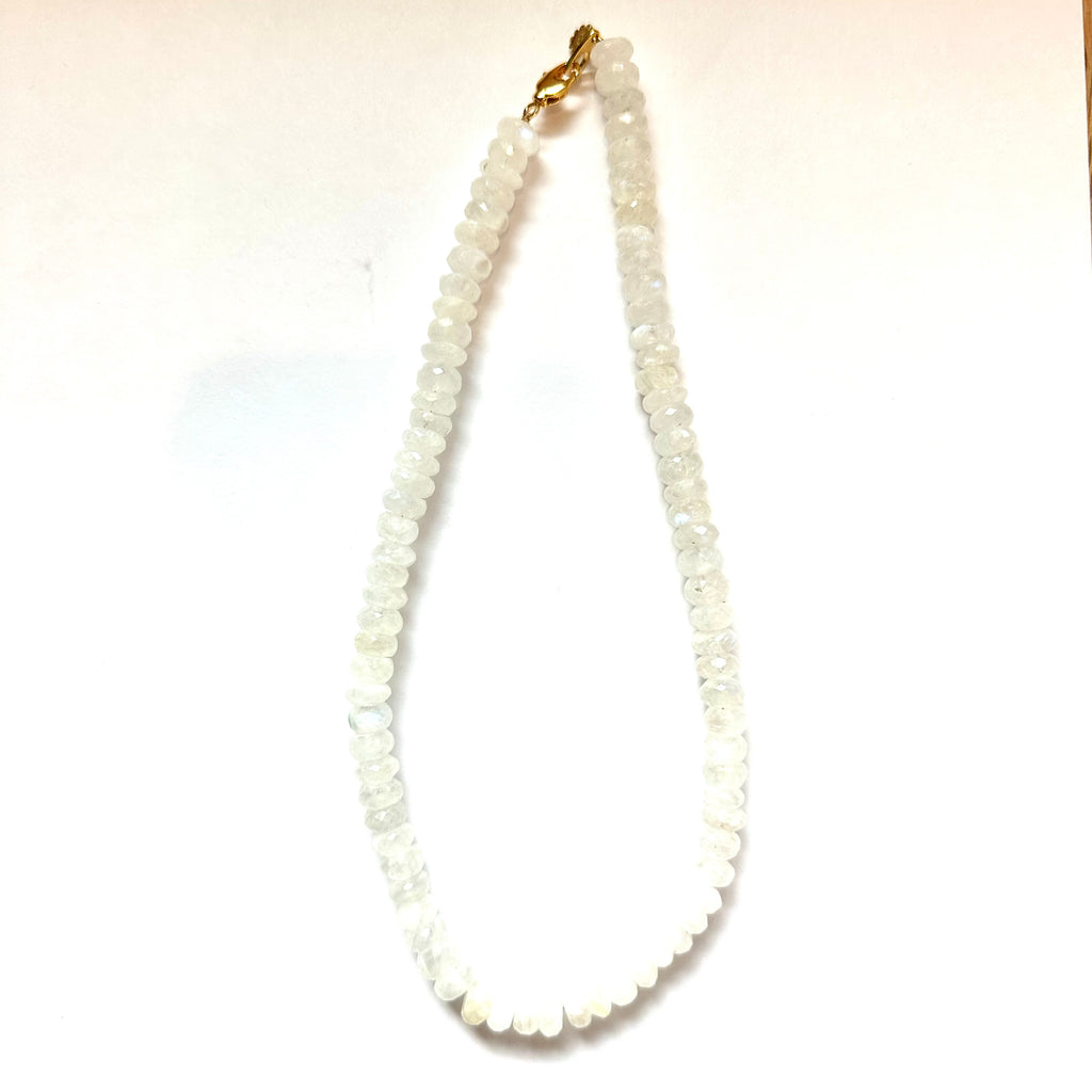 Moonstone Beaded Necklace