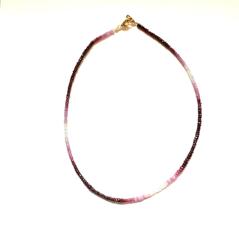 Ombré Ruby Necklace