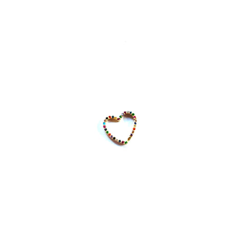 Rainbow Heart Enhancer Clasp