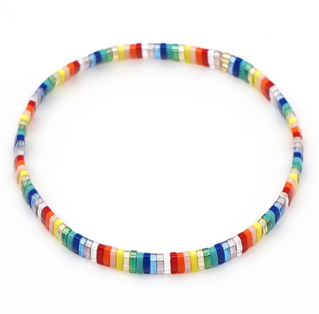 Mini Rainbow Tile Bracelet