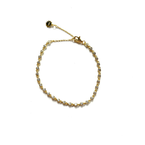 Bezel Chain Bracelet