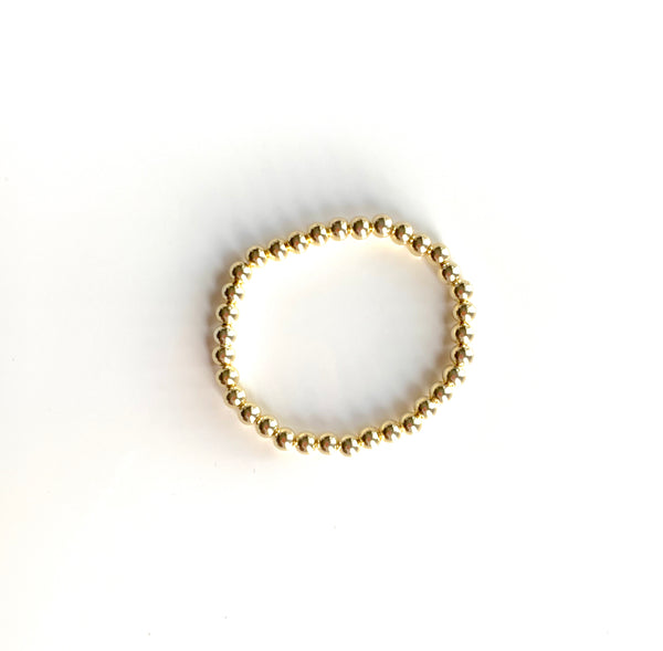 5mm Golden Ball Bracelet