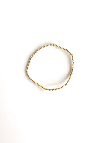 2mm Golden Ball Bracelet